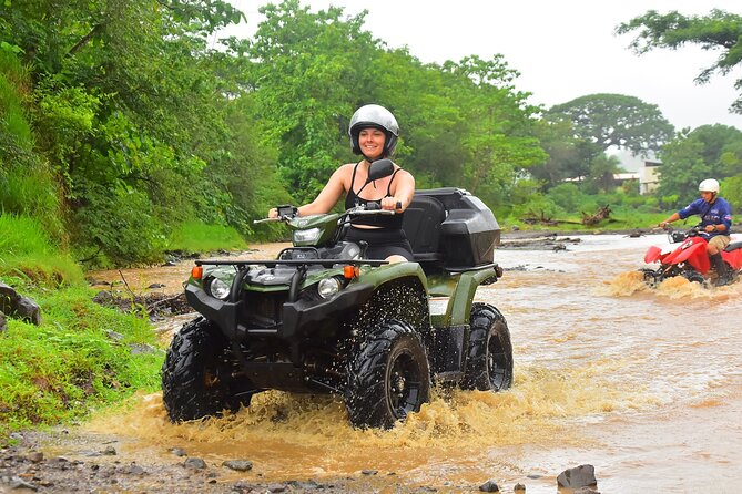 3 Hour ATV + Waterfalls, Private Beach & Panoramic Ocean Views - Rivers, hills and unpaved jungle trails