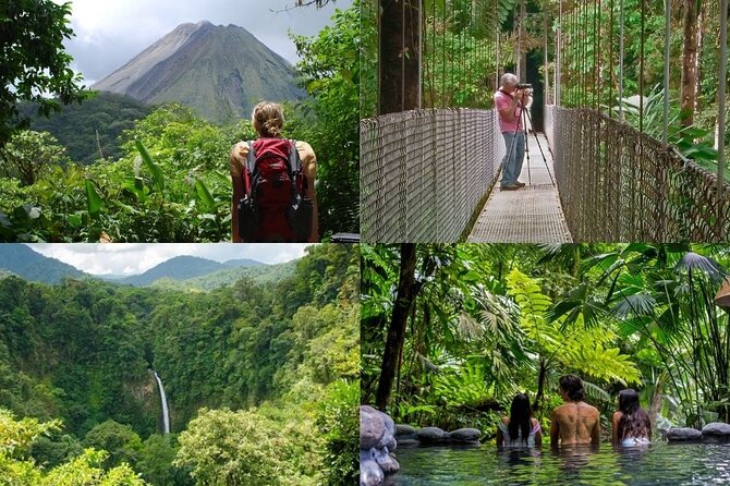Arenal Best 4 Attractions Full Day Combo Incl. Lunch and Dinner - Arenal Hanging Bridges starts the day with birds and treetop views