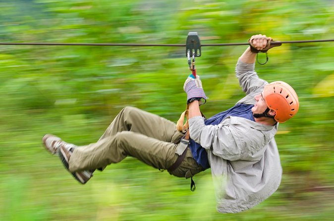 Arenal Volcano Combination Tour: Zipline, Tubing and Hot Springs - Starting above the forest on nine zip lines