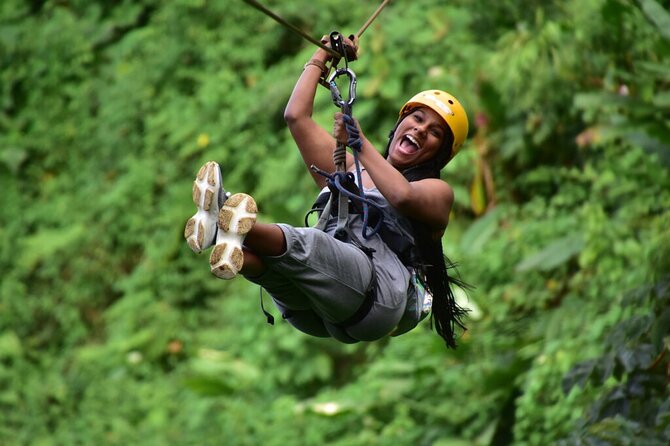 Arenal Volcano Combination Tour: Zipline, Tubing and Hot Springs - Cooling down in the hot springs