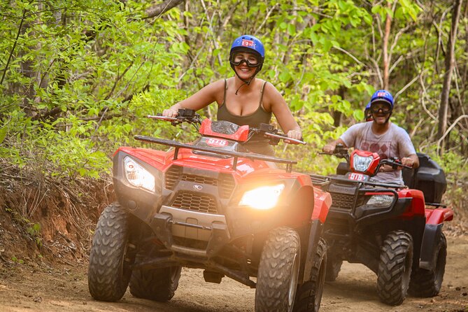 ATV and Zipline Combo Tour from Tamarindo or Conchal or Riu Hotel - The return ATV ride adds value, and dust