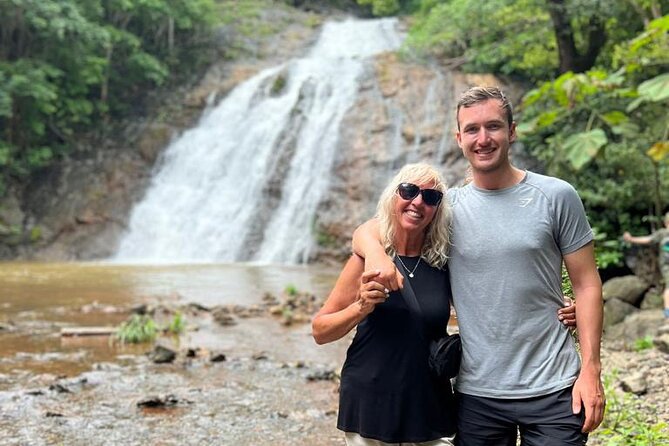ATV Waterfall & Organic Coffee Farm with Lunch - The waterfall stop and the rocky riverbed