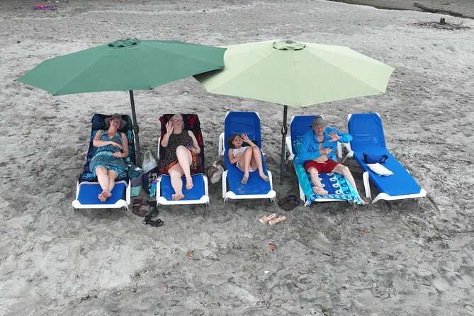 Beach Day Experience in Manuel Antonio - The Cacha Beach setup