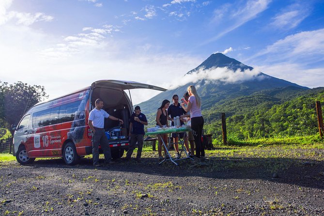 Best of La Fortuna: Hanging Bridges, Waterfall and Arenal Volcano - Hot springs are a fourth activity, not a quiet extra