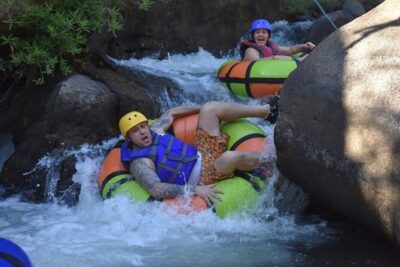 La Leona Waterfall Hike and River Tubing