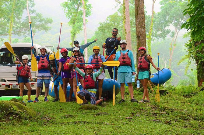 Naranjo River White Rafting Clas III-IV from Manuel Antonio - The river run: fast water, warm spray, and rainforest views