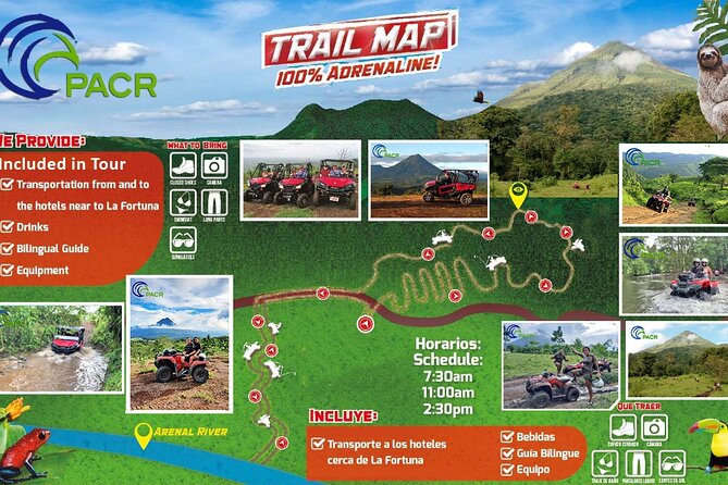 Side by Side Tour (Arenal Volcano) 2 - 5 people - Who will get the most from the $310 price