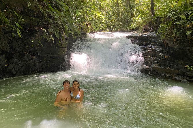Special Private Waterfalls and Jungle Safari Tour - Two pools, two kinds of waterfall swimming