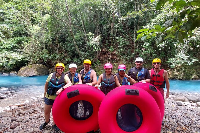 Tubing in Rio Celeste - Rio Celeste tubing, a cool change after Tenorio Volcano