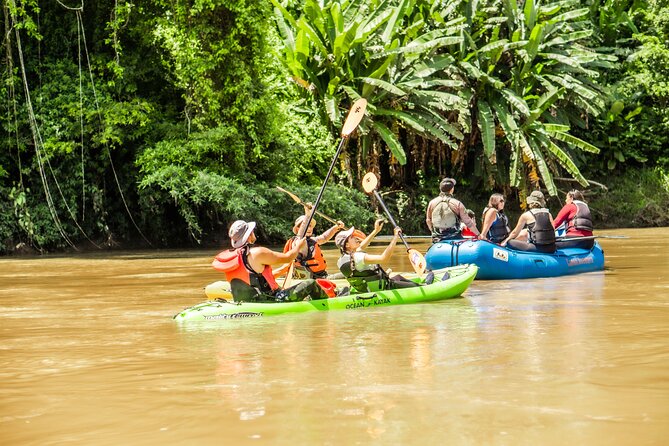 Wildlife Safari Float by Kayak in Peñas Blancas River from Arenal - What kayaking feels like on this river